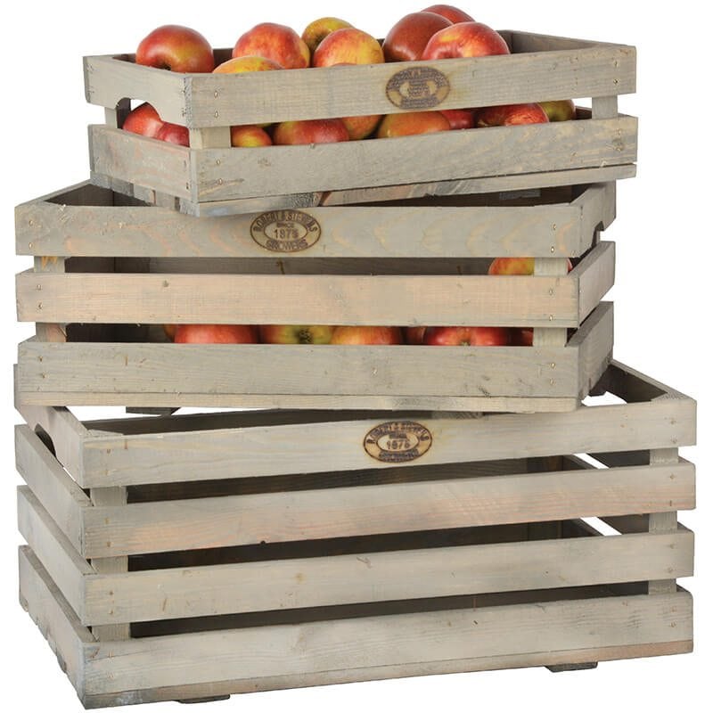 Деревянный ящик для фруктов и овощей